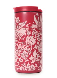 Метална термо чаша за път - ACS Уилям Морис, Малина и птици